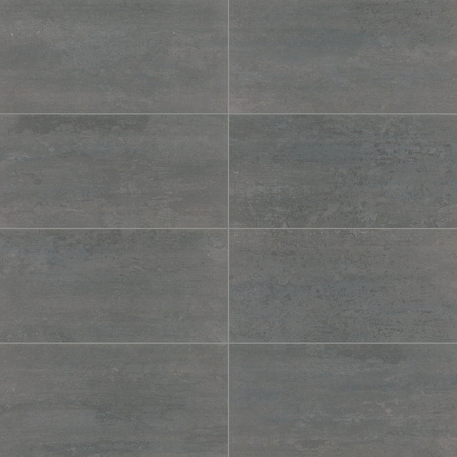 American Olean Theoretical Evolved Eternity Blue Rectangle 12x24 Stepwise Matte Floor Tile