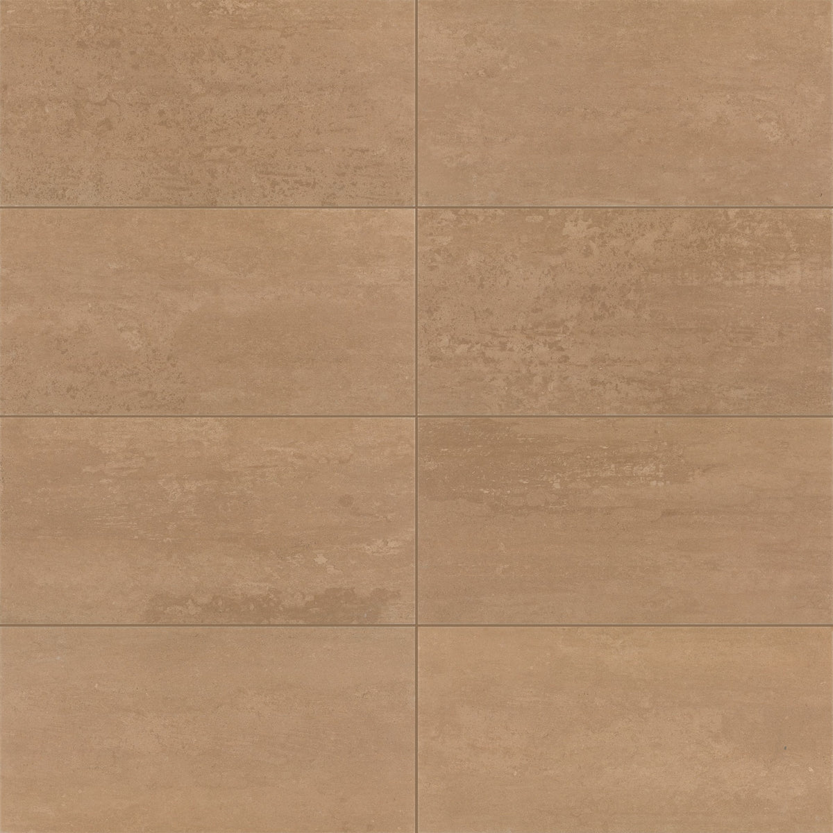 American Olean Theoretical Evolved Glowing Apricot Rectangle 6x24 Stepwise Matte Floor Tile