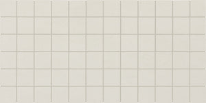 American Olean Theoretical Evolved Wishful White Straight Joint 2x2 Stepwise Matte Mosaic Tile