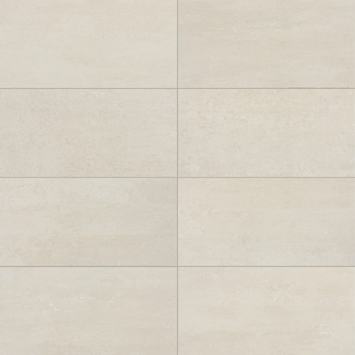 American Olean Theoretical Evolved Candid Cream Rectangle 6x24 Stepwise Matte Floor Tile