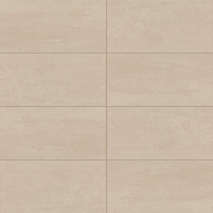 American Olean Theoretical Evolved Balanced Beige Rectangle 12x24 Stepwise Matte Floor Tile