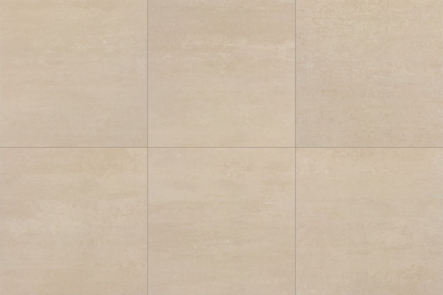 American Olean Theoretical Evolved Balanced Beige Square 24x24 Stepwise Matte Floor Tile