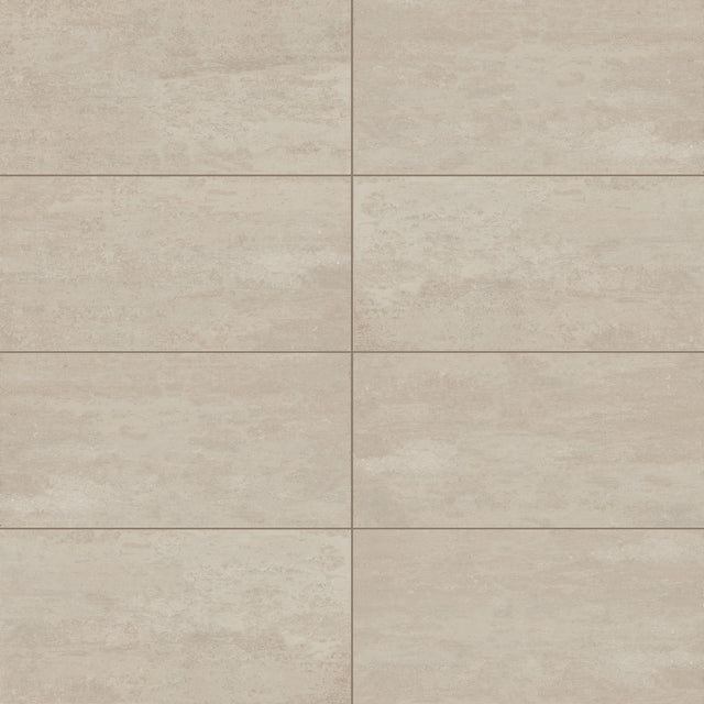 American Olean Theoretical Evolved Fundamental Gray Rectangle 12x24 Textured Floor Tile