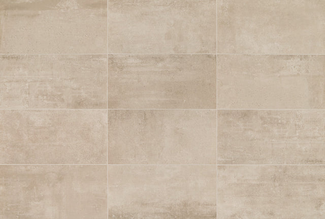 American Olean Union Weathered Beige Rectangle 12x24 Matte Floor Tile