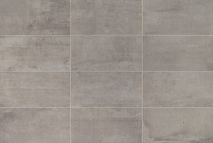 American Olean Union Industrial Gray Rectangle 12x24 Matte Floor Tile