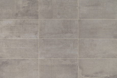 American Olean Union Industrial Gray Rectangle 6x24 Stepwise Matte Floor Tile