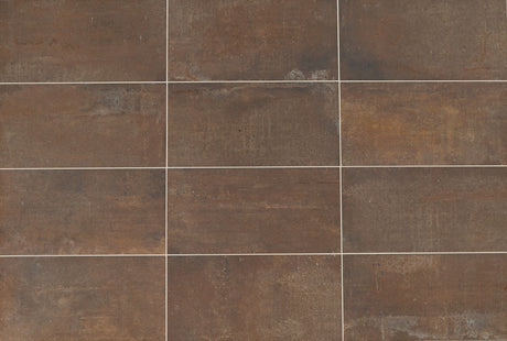 American Olean Union Rusted Brown Rectangle 12x24 Matte Floor Tile