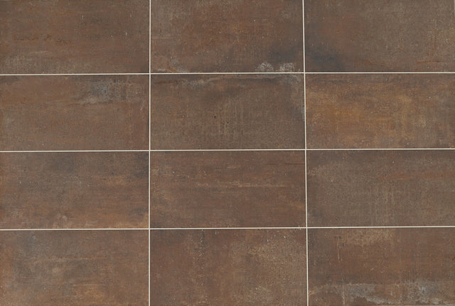 American Olean Union Rusted Brown Rectangle 12x24 Matte Floor Tile