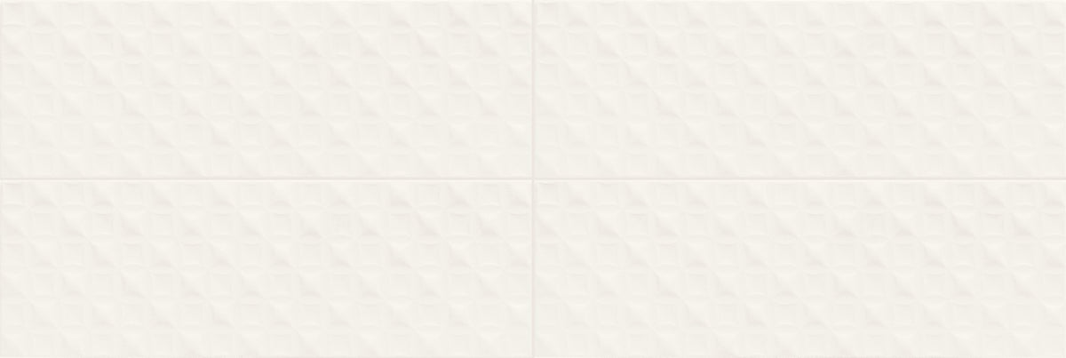 American Olean Visual Impressions White Rectangle 8x24 Quadrangle Matte Wall Tile