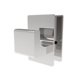 Amba Products Accessory AQV-BH-P Quadro/Vega Bathrobe Hanger - 1 x 1.5 x 1.25 in. - Polished Finish