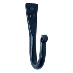 Smedbo Beslagsboden Rustic Single Hook in Black Wrought Iron