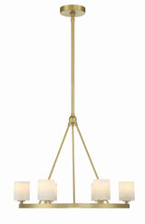 Aragon 6 Light Soft Brass Chandelier ARA-10264-SB