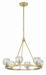 Aragon 6 Light Soft Brass Chandelier ARA-10264-SB