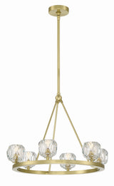 Aragon 6 Light Soft Brass Chandelier ARA-10264-SB