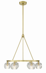 Aragon 6 Light Soft Brass Chandelier ARA-10264-SB