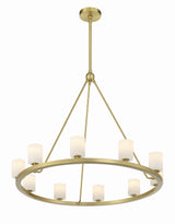 Aragon 10 Light Soft Brass Chandelier ARA-10265-SB