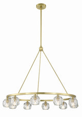 Aragon 10 Light Soft Brass Chandelier ARA-10265-SB