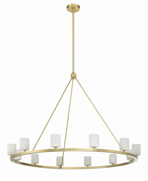 Aragon 12 Light Soft Brass Chandelier ARA-10266-SB