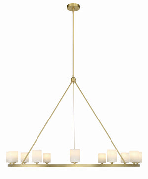 Aragon 12 Light Soft Brass Chandelier ARA-10266-SB