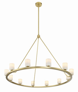 Aragon 12 Light Soft Brass Chandelier ARA-10266-SB