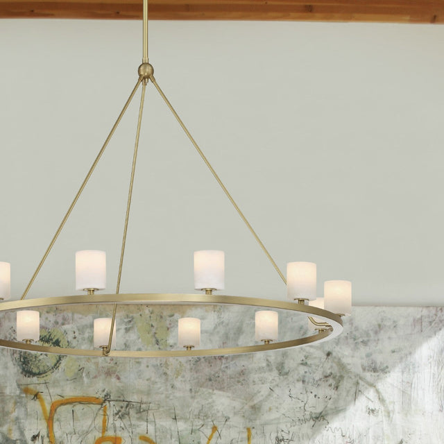 Aragon 12 Light Soft Brass Chandelier ARA-10266-SB