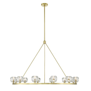 Aragon 12 Light Soft Brass Chandelier ARA-10266-SB