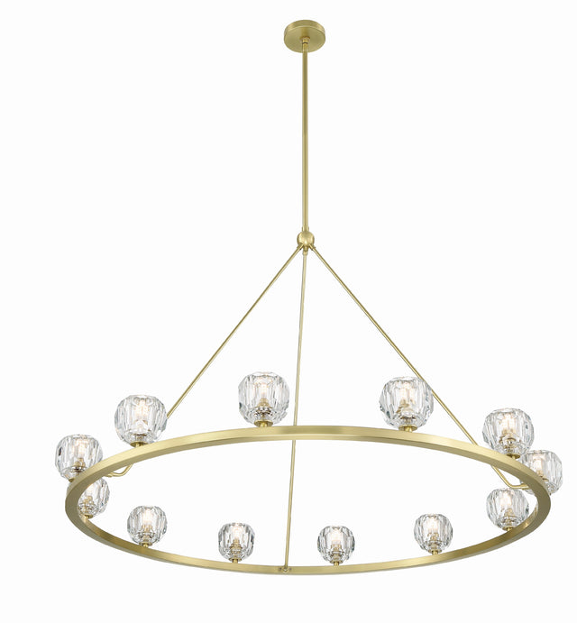 Aragon 12 Light Soft Brass Chandelier ARA-10266-SB