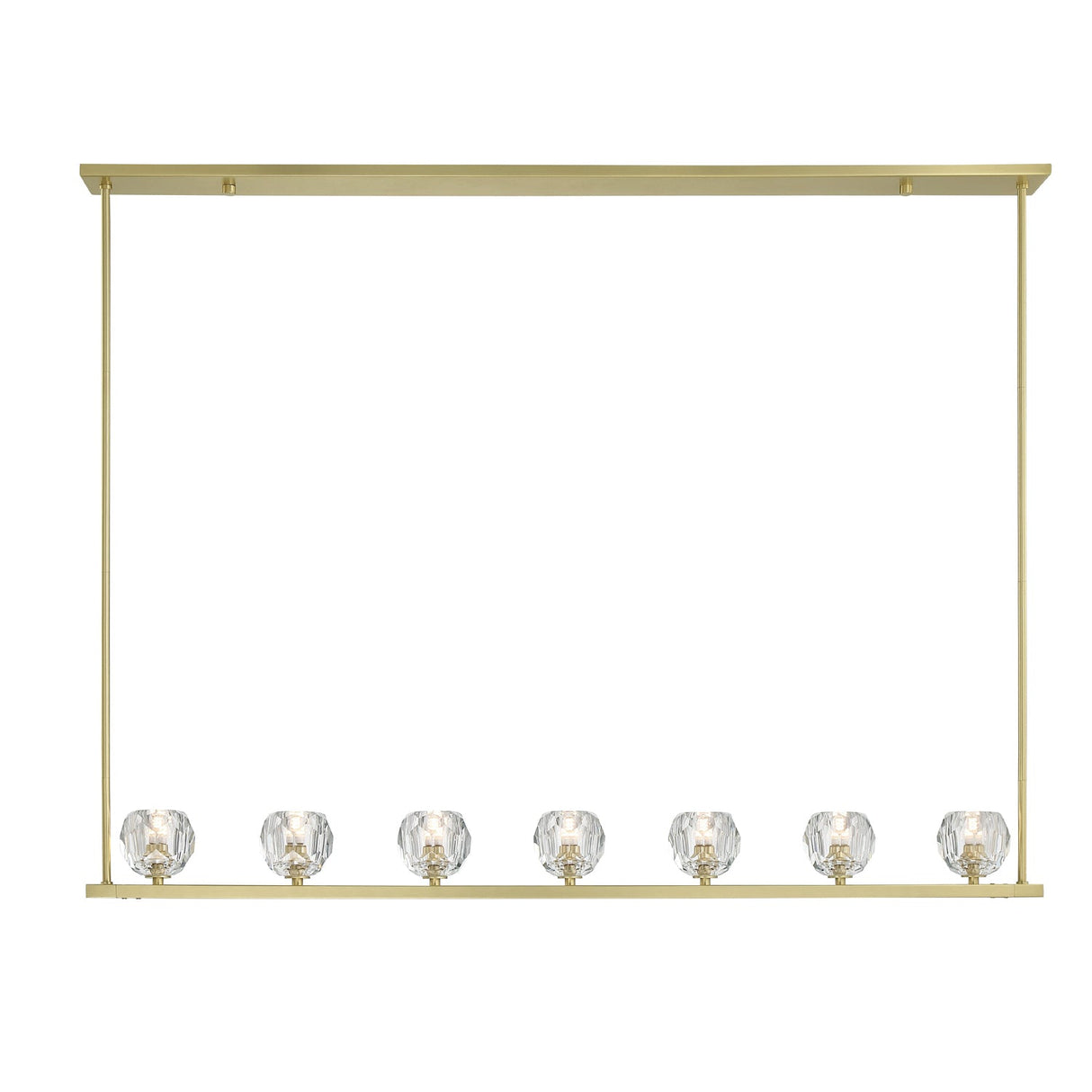 Aragon 7 Light Soft Brass Chandelier ARA-10267-SB