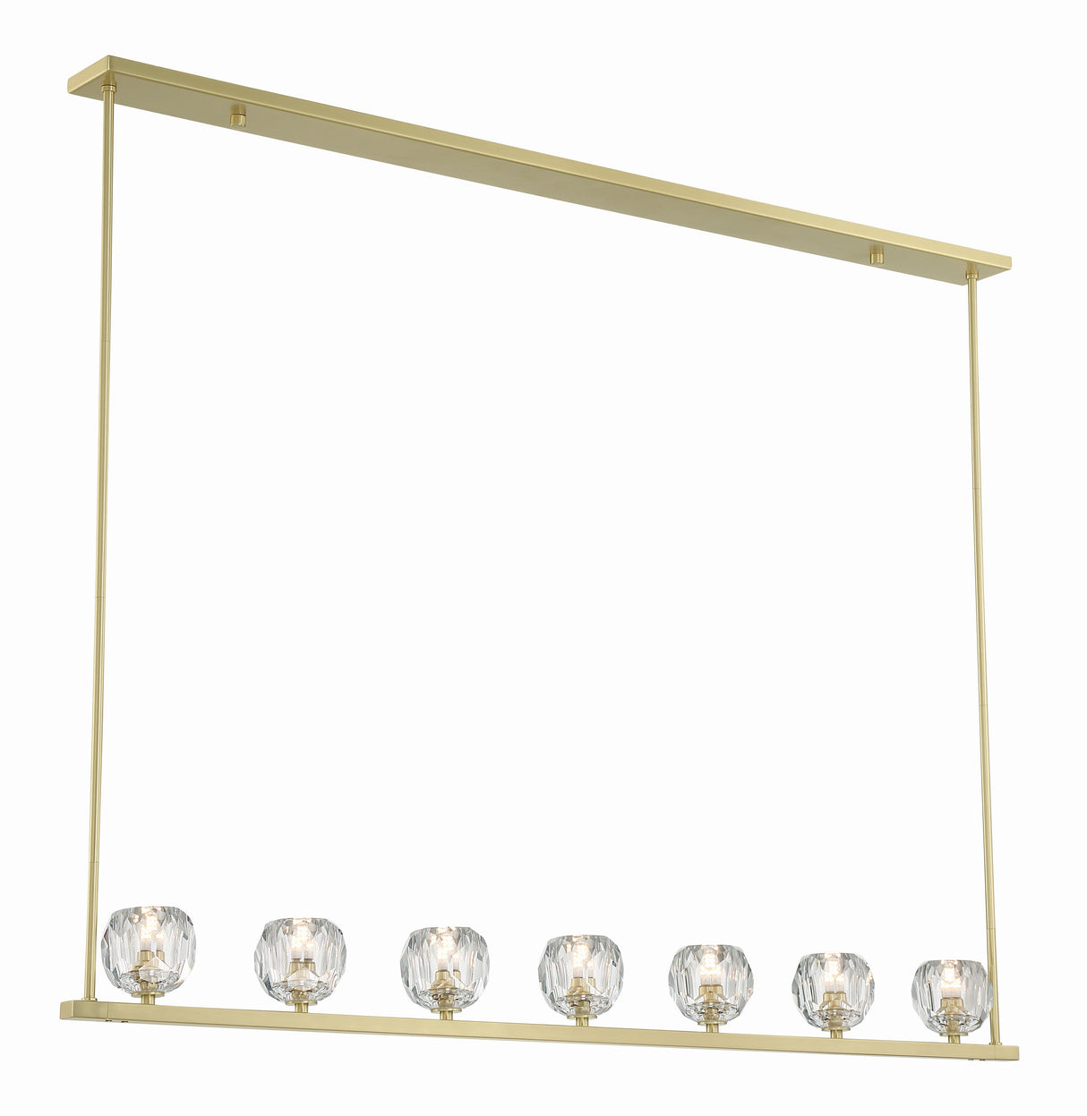 Aragon 7 Light Soft Brass Chandelier ARA-10267-SB