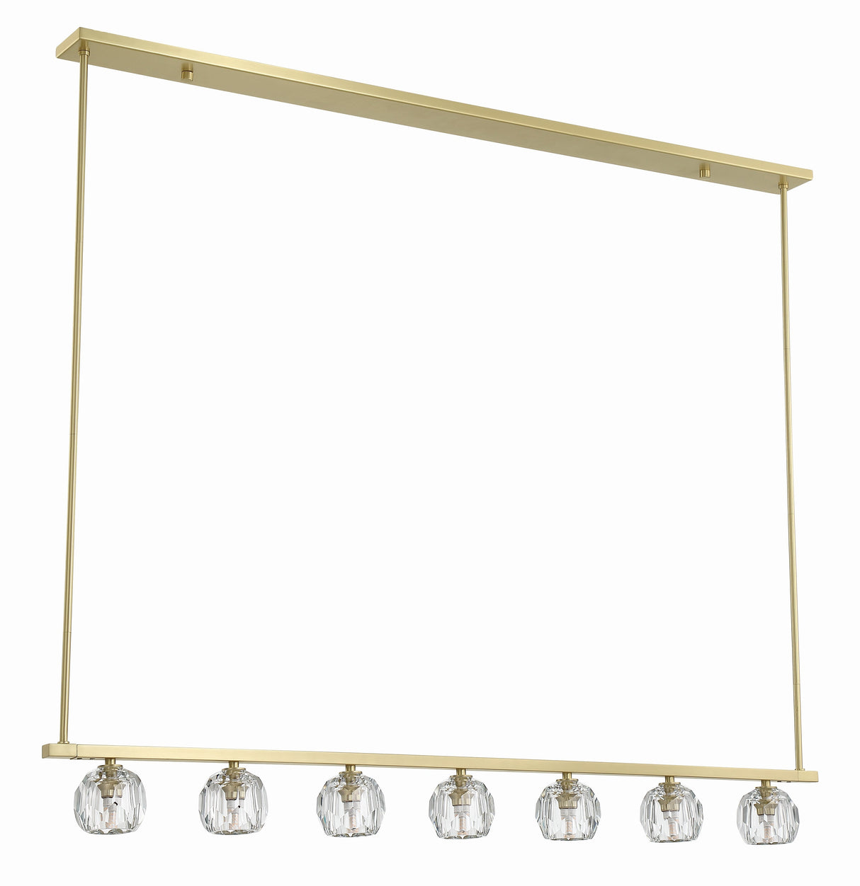 Aragon 7 Light Soft Brass Chandelier ARA-10267-SB