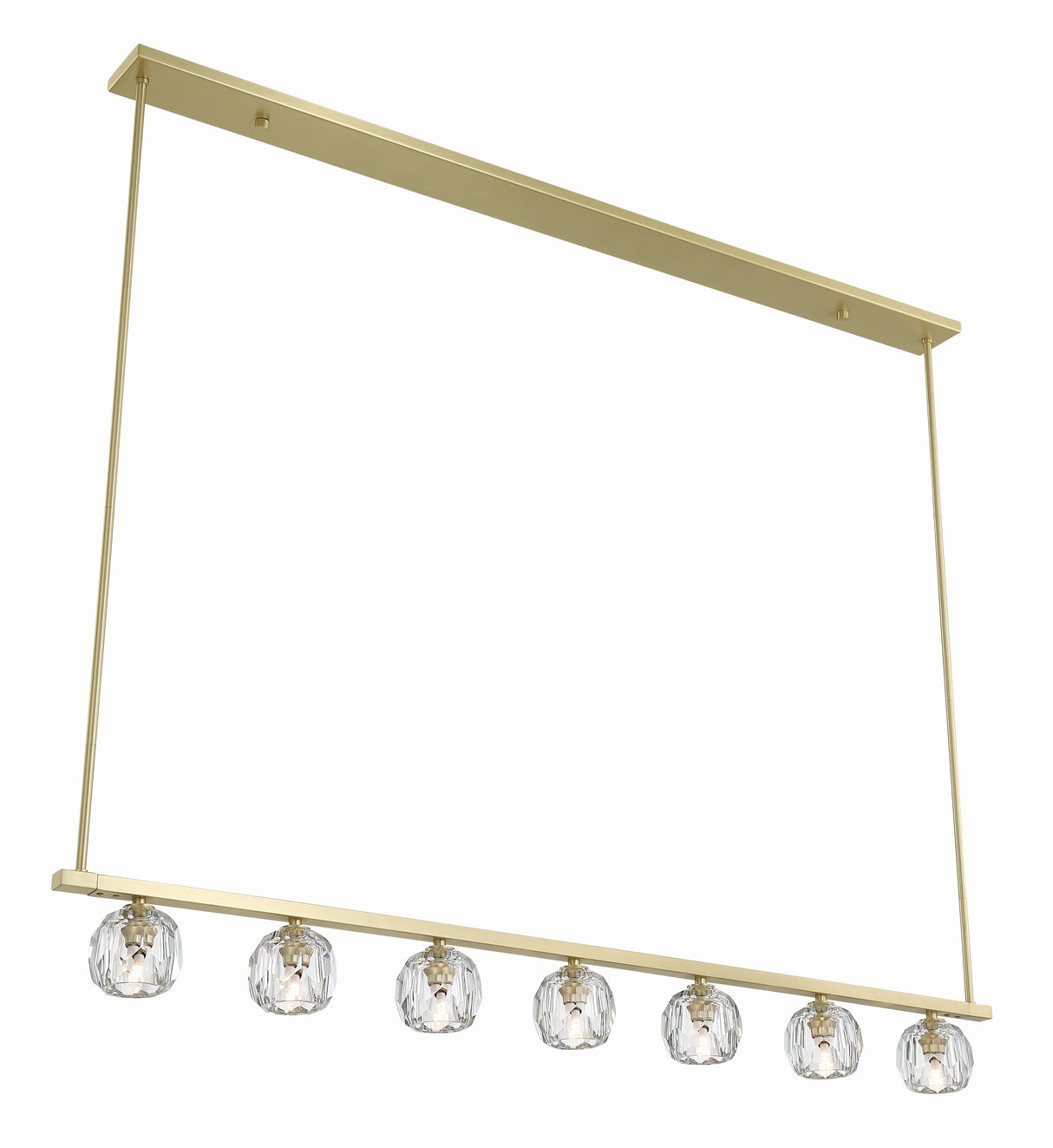 Aragon 7 Light Soft Brass Chandelier ARA-10267-SB