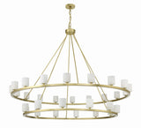 Aragon 30 Light Soft Brass Chandelier ARA-10269-SB