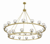 Aragon 30 Light Soft Brass Chandelier ARA-10269-SB