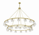 Aragon 30 Light Soft Brass Chandelier ARA-10269-SB