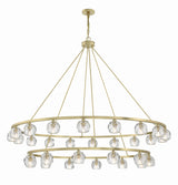 Aragon 30 Light Soft Brass Chandelier ARA-10269-SB