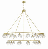 Aragon 30 Light Soft Brass Chandelier ARA-10269-SB