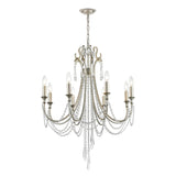 Arcadia 8 Light Antique Gold Chandelier ARC-1908-GA-CL-MWP