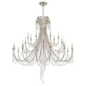 Arcadia 28 Light Antique Gold Chandelier ARC-1929-GA-CL-MWP