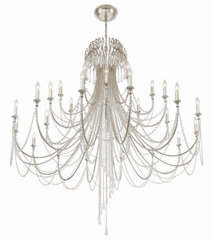 Arcadia 28 Light Antique Gold Chandelier ARC-1929-GA-CL-MWP