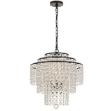 Arielle 4 Light Dark Bronze Chandelier ARI-304-DB-CL-MWP