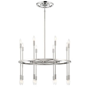 Aries 16 Light Polished Nickel Chandelier ARS-B4016-PN