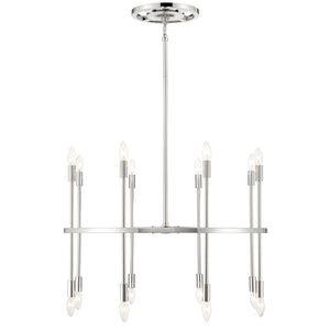 Aries 16 Light Polished Nickel Chandelier ARS-B4016-PN