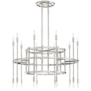Aries 20 Light Polished Nickel Chandelier ARS-B4020-PN