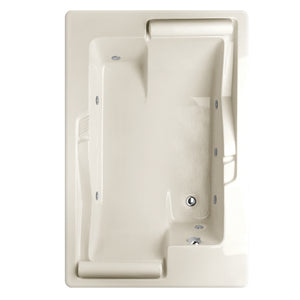 Hydro Systems ASH7248ACO-BIS ASHLEY 7248 AC W/COMBO SYSTEM-BISCUIT