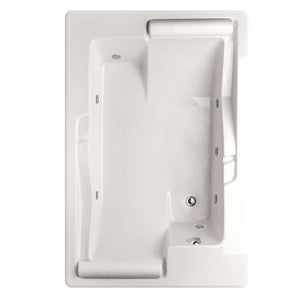 Hydro Systems ASH6048AWP-WHI ASHLEY 6048 AC W/WHIRLPOOL SYSTEM-WHITE