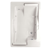 Hydro Systems ASH7248AWP-WHI ASHLEY 7248 AC W/WHIRLPOOL SYSTEM-WHITE