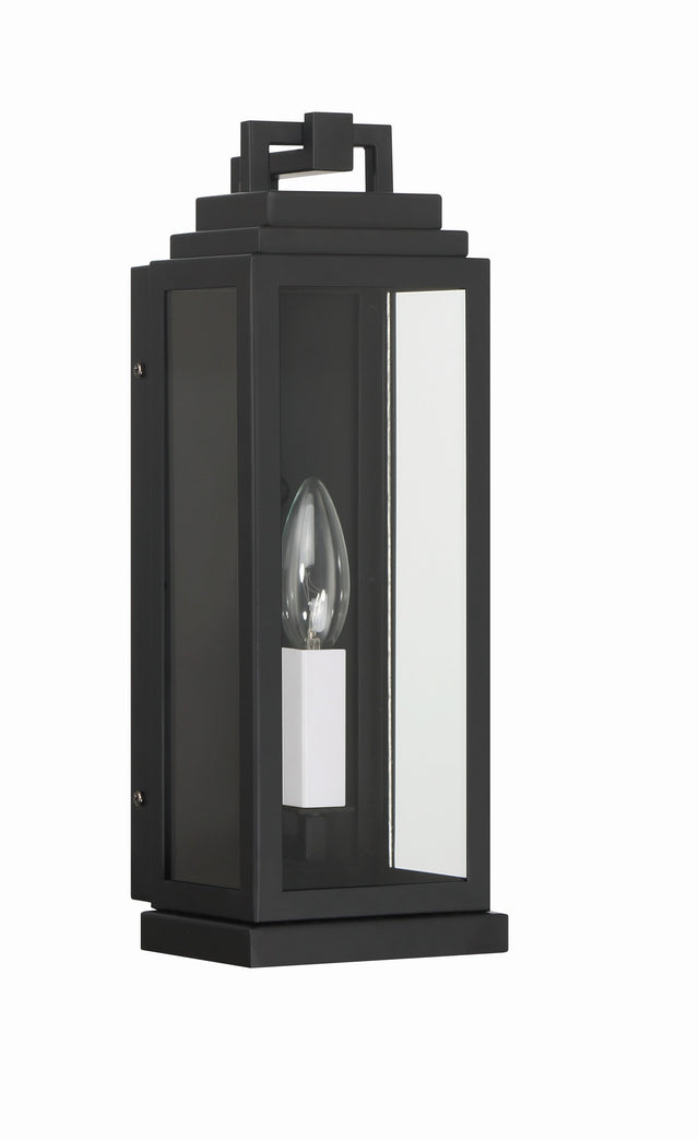 Aspen 1 Light Matte Black Outdoor Sconce ASP-8911-MK