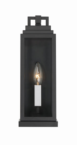 Aspen 1 Light Matte Black Outdoor Sconce ASP-8911-MK