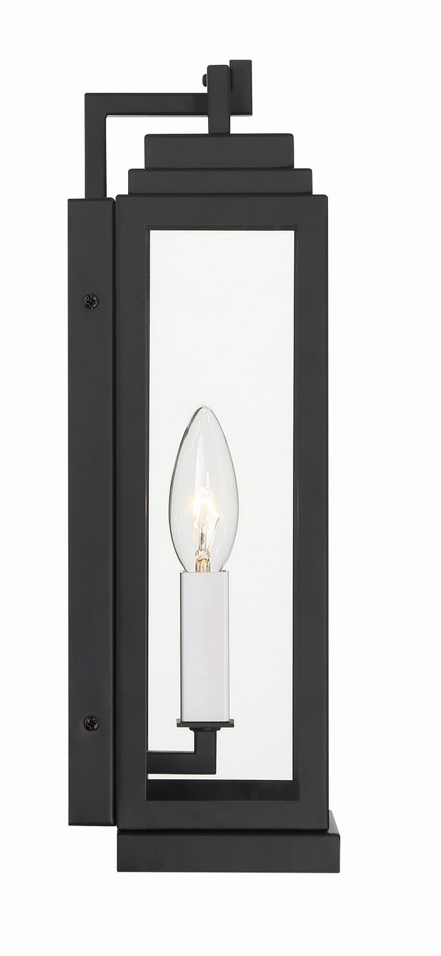 Aspen 1 Light Matte Black Outdoor Sconce ASP-8911-MK
