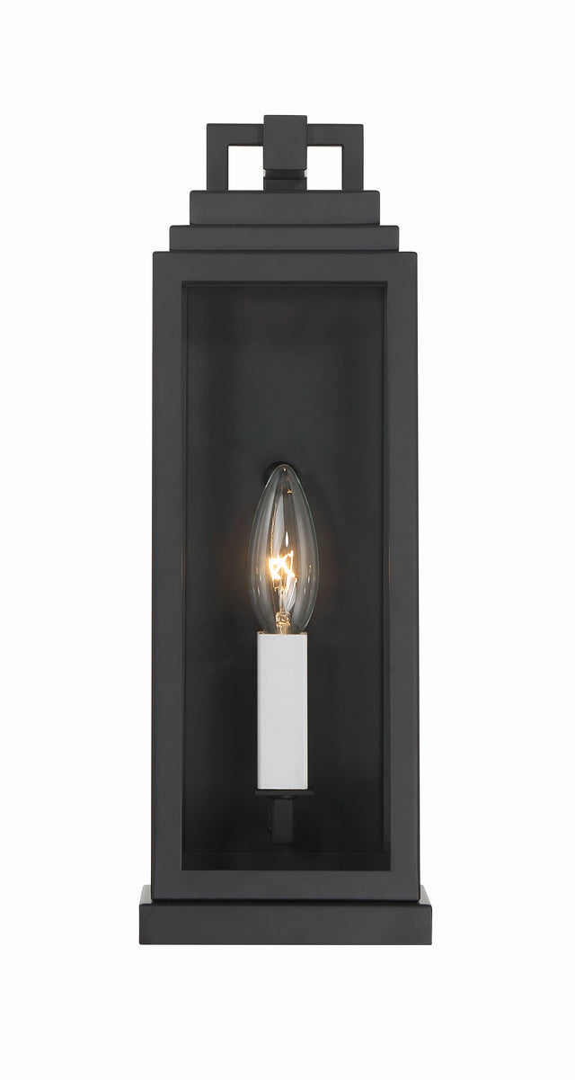 Aspen 1 Light Matte Black Outdoor Sconce ASP-8911-MK